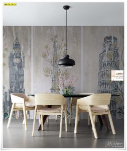 Wallpaper ติดผนัง ลายภาพวาด