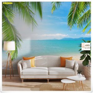 ภาพพิมพ์แคนวาสติดผนังลายทะเล