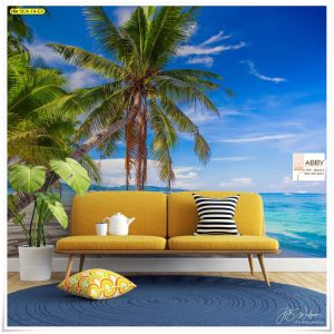 ภาพพิมพ์แคนวาสแต่งผนังลายทะเล