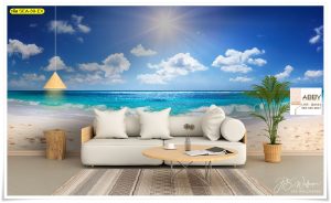 วอลเปเปอร์ติดผนังลายทะเล