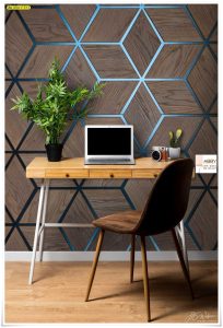 Wallpaper ติดผนังลายไม้