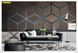 วอลเปเปอร์แต่งผนังลายเรขาคณิต