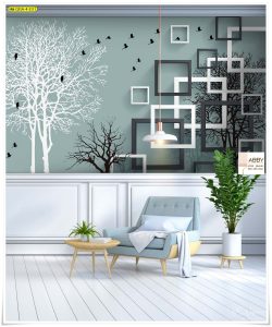 วอลเปเปอร์แต่งห้องลายชั้นวาง