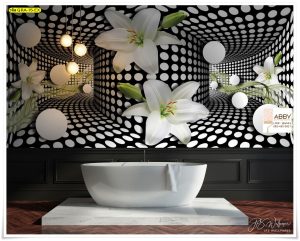 วอลเปเปอร์ติดผนังลายกราฟิก