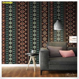 วอลเปเปอร์แต่งห้องลายผ้า