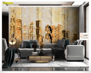 wallpaper ติดผนังลายตึก