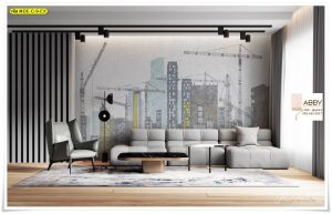 วอลเปเปอร์แต่งห้องลายวิวเมือง