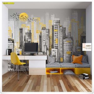 วอลเปเปอร์แต่งห้องลายวิวเมือง