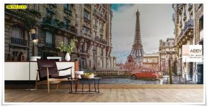 วอลเปเปอติดผนังลายวิวหอไอเฟล