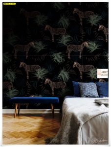 วอลเปเปอร์แต่งผนังลายม้าลาย