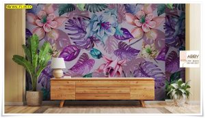 วอลเปเปอร์แต่งห้องลายใบไม้
