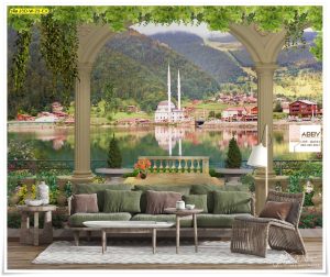 วอลเปเปอร์แต่งห้องลายธรรมชาติตะวันตก