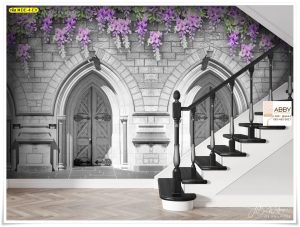 วอลเปเปอร์แต่งผนังลายสถาปัตยกรรมตะวันตก