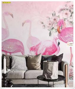 วอลเปเปอร์แต่งห้องสีชมพู