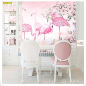 ภาพแคนวาสแต่งห้องสีชมพู