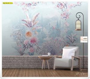 วอลเปเปอร์ตกแต่งผนังลายดอกไม้