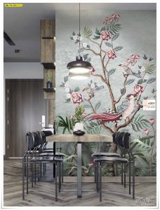 ภาพแคนวาสแต่งห้องลายดอกไม้