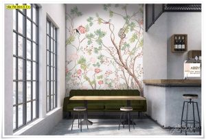 Wallpaper ติดผนังลายดอกไม้
