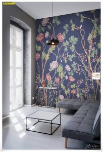 วอลเปเปอร์แต่งห้องลายดอกไม้