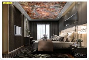 วอลเปเปอร์ติดเพดานลายกรีกโรมัน