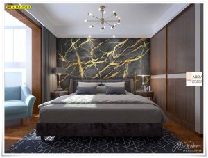 ภาพแคนวาสแต่งห้องลายสีทอง