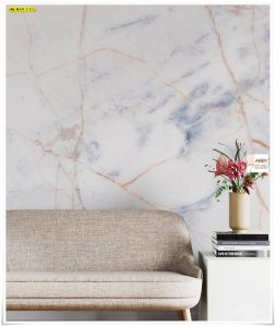 Wallpaper ติดผนังลายหินอ่อนขาว