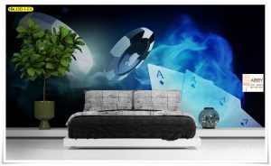 ภาพแคนวาสแต่งห้องลายไพ่