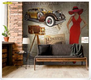 Wallpaperแต่งห้องวัยรุ่นลายวินเทจ