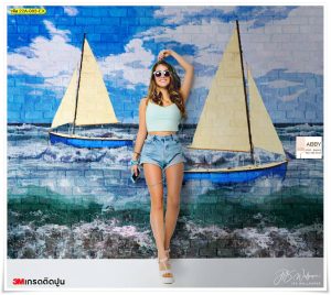 Wallpaperติดผนังลายเรือ