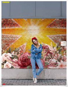 Wallpaperติดผนังลายดอกไม้