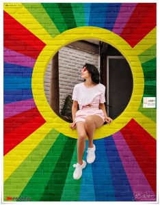 ภาพแคนวาสแต่งผนังสีสดใส