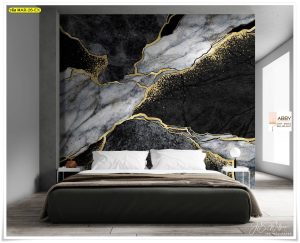 ภาพแคนวาสแต่งห้องลายหินอ่อน