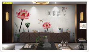 วอลเปเปอร์แต่งบ้านตามฮวงจุ้ย ปลาคาร์ฟ