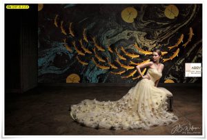 วอลเปเปอร์ตกแต่งภายในลายปลามงคล