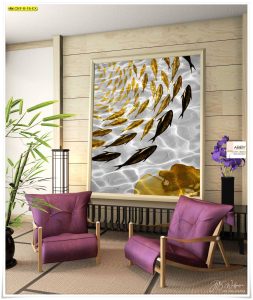 วอลเปเปอร์แต่งผนังห้องลายปลา