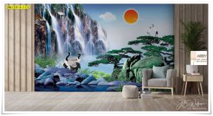 Wallpaperติดผนังลายน้ำตก