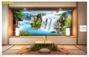 วอลเปเปอร์แต่งผนังลายน้ำตก