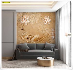 วอลเปเปอร์ติดผนังลายหงส์