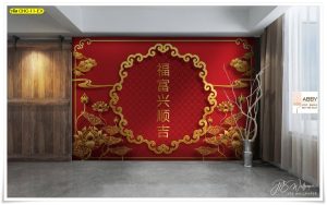 Wallpaperสั่งพิมพ์ลายอักษรจีนมงคล