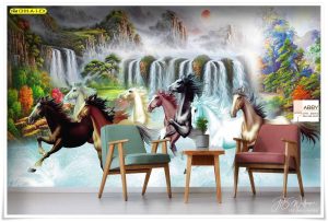 วอลเปเปอร์ติดผนังลายม้า