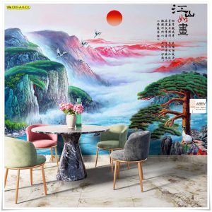 ภาพติดผนังฮวงจุ้ยลายฮวงจุ้ย