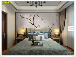 วอลเปเปอร์ติดผนังลายดอกไม้สีเหลือง