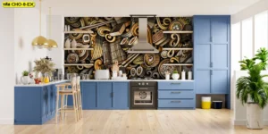 วอลเปเปอร์สั่งพิมพ์ลายอาหารเต็มผนังช่วยสร้างบรรยากาศและแรงบันดาลใจให้กับพื้นที่รับประทานอาหารในทุกโครงการและสไตล์