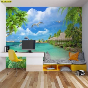 ภาพวิวธรรมชาติและทะเลสีฟ้าสะท้อนแสง สร้างความรู้สึกผ่อนคลายให้แขกโรงแรมในทุกช่วงเวลา