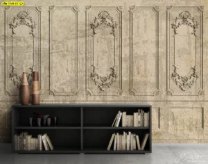 วอลเปเปอร์ภาพสถาปัตยกรรมคลาสสิกโทนหินอ่อน ช่วยสร้างบรรยากาศสงบหรูให้ผนังภายใน