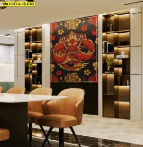 สติ๊กเกอร์ 3M ลายมังกรติดกระจกออฟฟิศและผนังตกแต่งในพื้นที่ส่วนกลางสร้างบรรยากาศที่ทันสมัยและเป็นสิริมงคลให้องค์กร