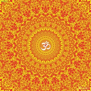 งานกราฟิกดีไซน์ลายไทยสีแดงเหลืองสดใสสำหรับภาพตกแต่งฝ้าเพดานห้องพระที่ต้องการความโดดเด่นและเอกลักษณ์เฉพาะ