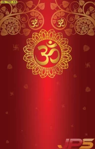 วอลเปเปอร์โอมมงคลสีแดงมั่งคั่งพิมพ์ลายใบโพธิ์สีทองหรูหรางานประณีตระดับพรีเมียมเหมาะสำหรับเสริมโชคลาภให้แก่ผู้อยู่อาศัย