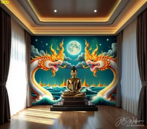 แสงแดดธรรมชาติส่องผ่านม่านโปร่งแสงลงบนพื้นไม้ปาเกต์สีน้ำตาลเงางามให้ความรู้สึกสงบร่มเย็นในเวลากลางวันเป็นเลิศ